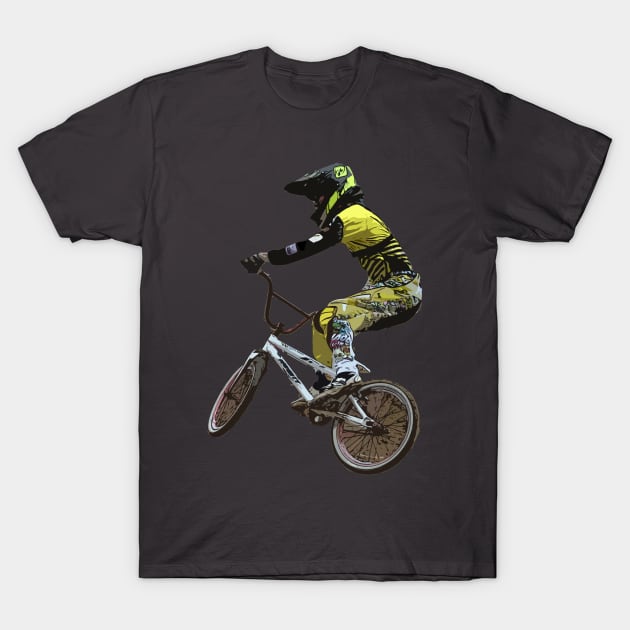 bmx Bar turn T-Shirt by rickylabellevie